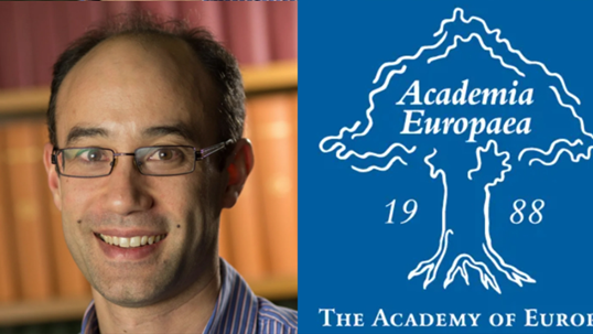 David Dupret with Academia Europea logo